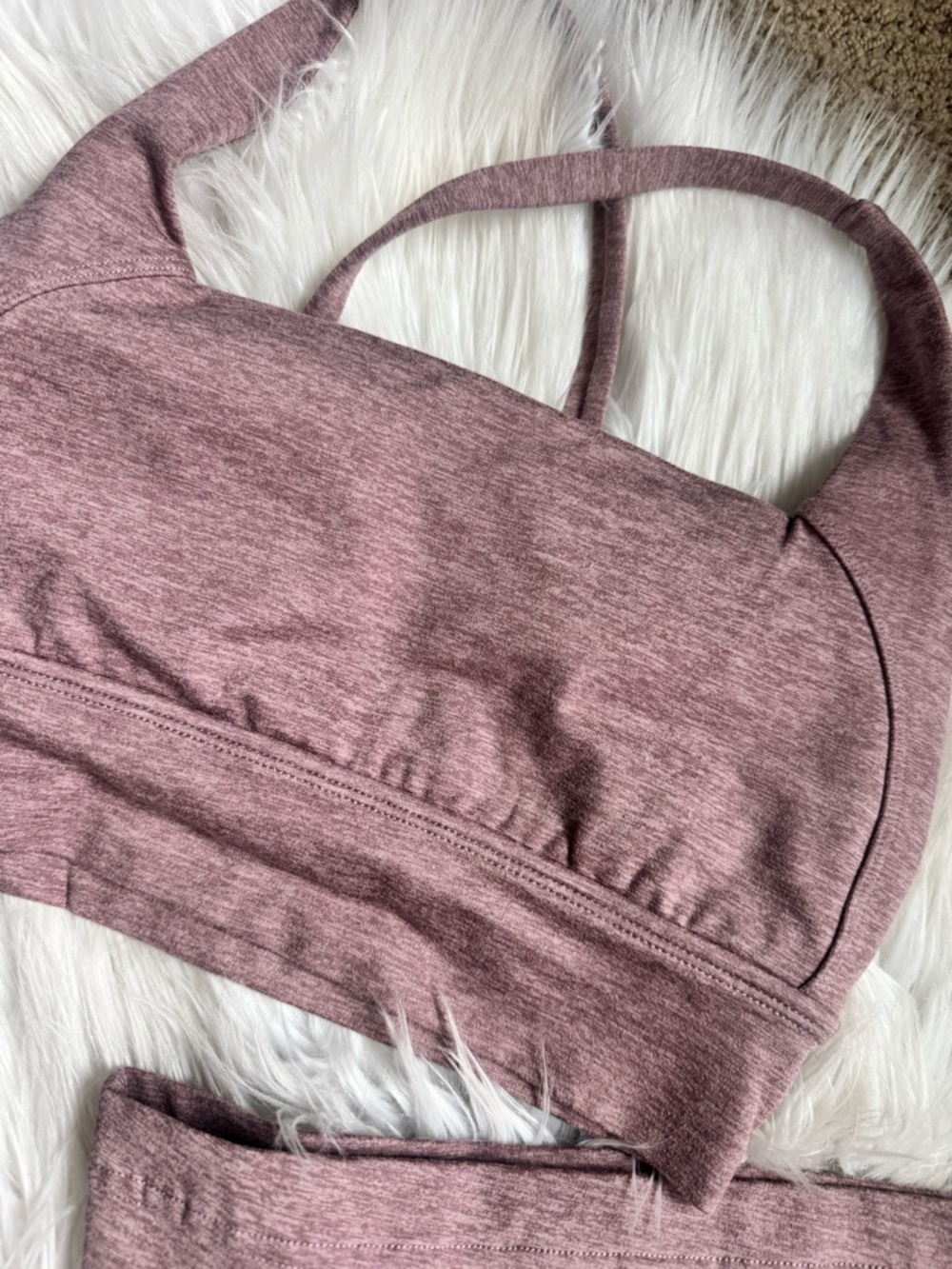 Buffbunny workout set Sports Bra and flared leggings